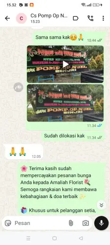 Testimonial Papan Bunga pantai indah kapuk (pik)